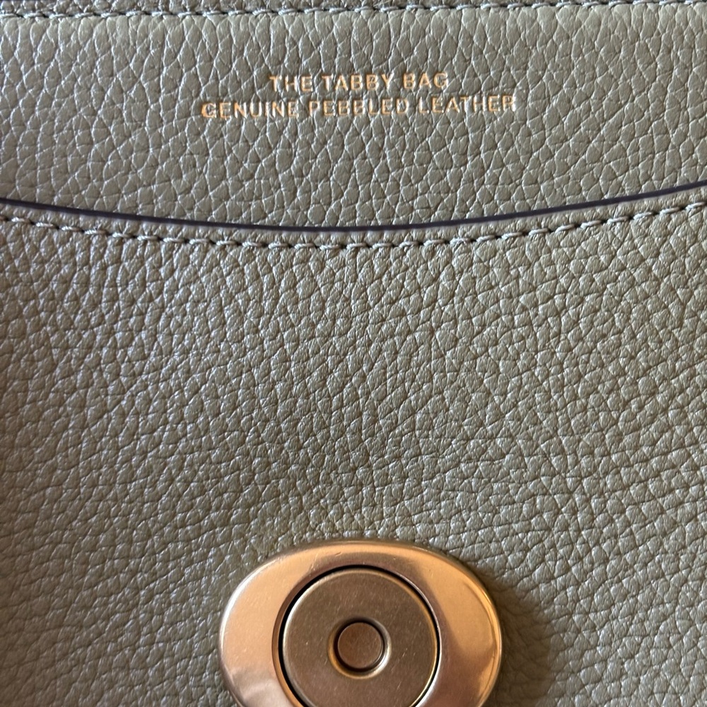 Coach Tabby 26 in Moss/Gold w/Leather Wrapped “C” Emblem - Picture 5 of 12